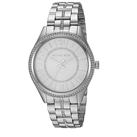 michael kors 3718|Michael Kors Lauryn Quartz Crystal Silver Dial Ladies Watch .